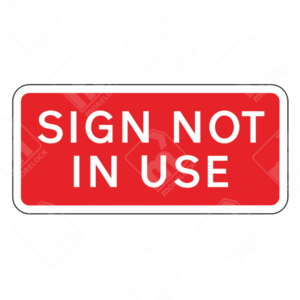 Sign Not in Use Sign (Low Speed) – Diagram 7020 indicating an inactive or testing variable message sign for improved road communication.