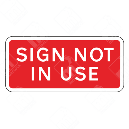 Sign Not in Use Sign (Low Speed) – Diagram 7020 indicating an inactive or testing variable message sign for improved road communication.