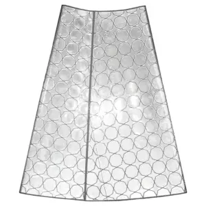 1 Metre White Cone Sleeves | Temporary UK Traffic Management Equipment– UK high-visibility traffic cone cover for enhanced road safety.