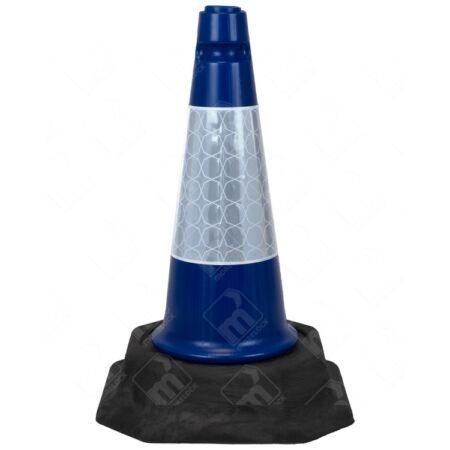Blue Half Metre Traffic Cone (46 Two-Piece Traffic Cone)