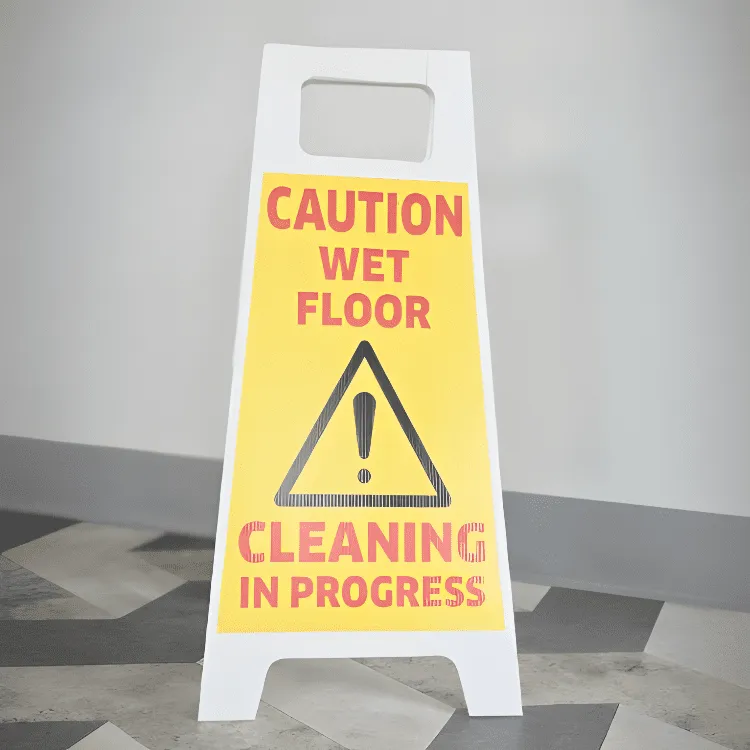 Wet Floor Warning Sign