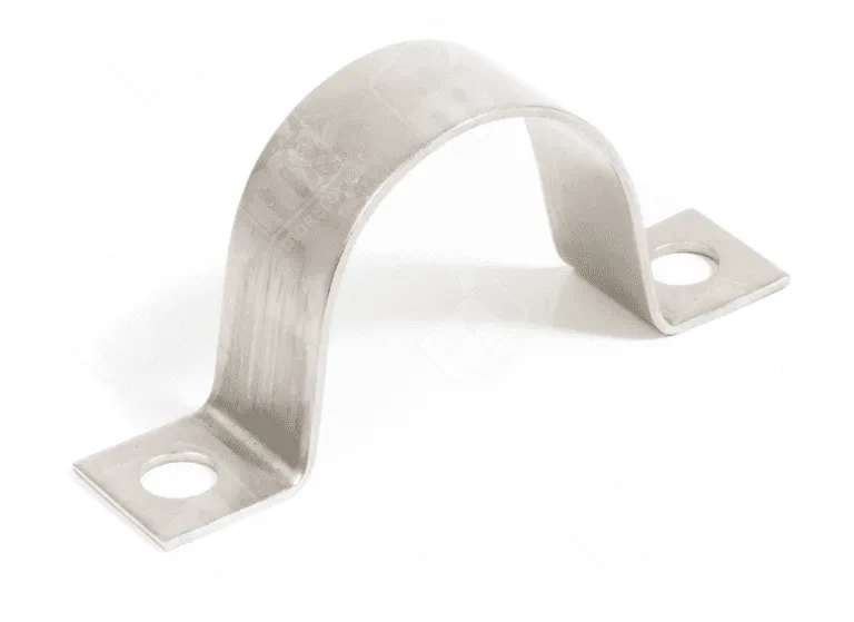 MDC - Mini-D Clip (Round) – Corrosion-resistant, stainless steel sign clip for secure UK road sign installations on round posts. Built for long-term durability.