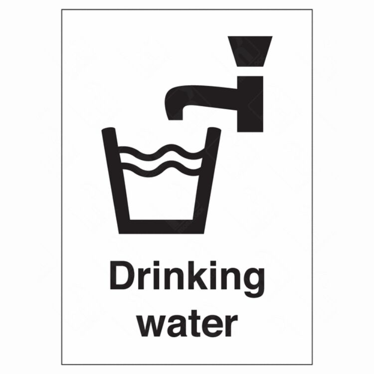 Drinking Water Information Sign – UK Health & Safety Sign