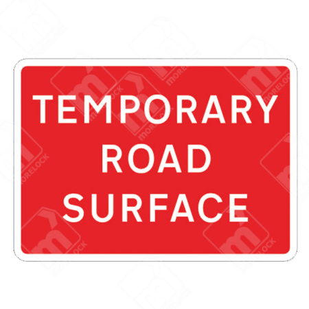 Temporary Road Surface Sign – Diagram 7010.1G – Official UK temporary road sign warning drivers of loose or uneven road conditions ahead.