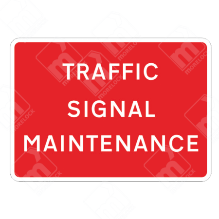 Traffic Signal Maintenance Sign – Diagram 7010.1J. Temporary UK traffic sign warning road users about ongoing traffic signal maintenance for safety and traffic management.