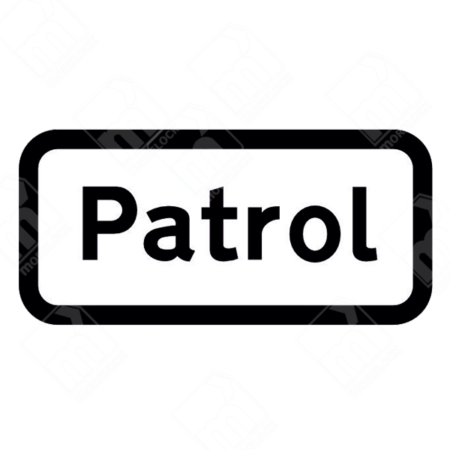 School Crossing Patrol Sign (Diagram 547.1) – Official UK traffic sign warning drivers of a school crossing patrol ahead, ensuring child safety and traffic awareness.