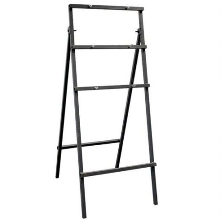 Quick Fit Road Sign Frame Steel – Durable, collapsible sign stand for securing temporary UK road signs in construction zones and roadworks.