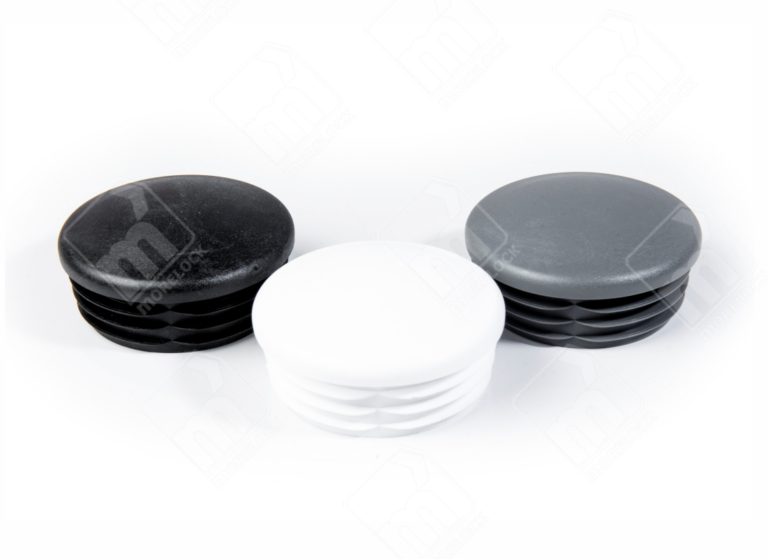 Round Internal Post Cap – Protective plastic cap for UK road signposts, preventing water ingress and corrosion. Available in black, grey, and white.