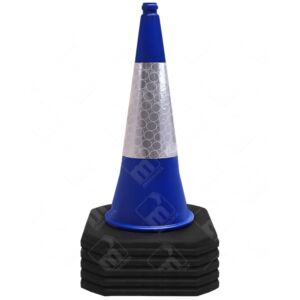 Blue 750mm Traffic Cone – Two-piece Cone