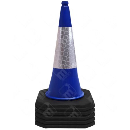 Blue 750mm Traffic Cone – Two-piece Cone