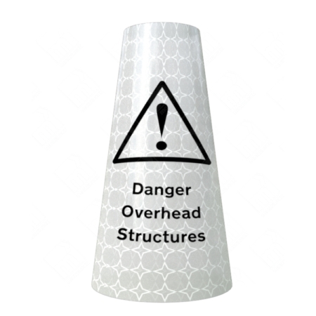 Danger Overhead Structures Cone Sleeve