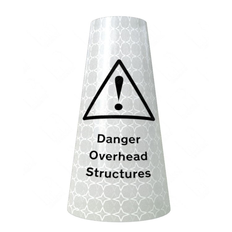 Danger Overhead Structures Cone Sleeve