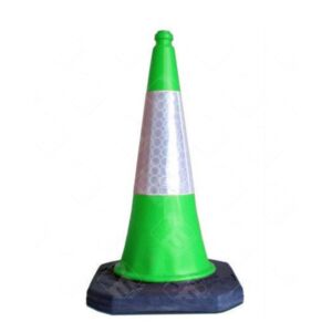 Green 1 Metre Traffic Cone – Two-piece Mastercone