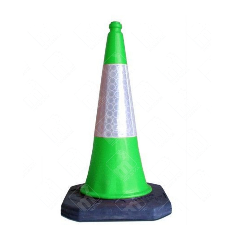 Green 1 Metre Traffic Cone – Two-piece Mastercone