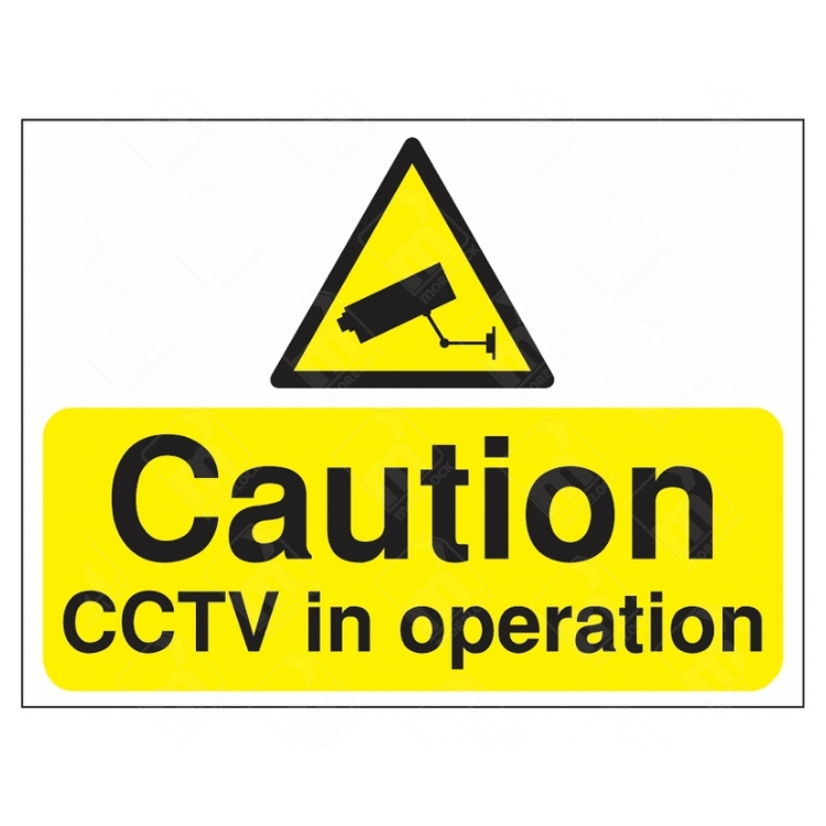 Caution CCTV In Operation Sign | UK Health & Safety Sign