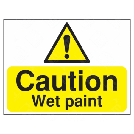 Caution Wet Paint Sign | UK Health & Safety Sign