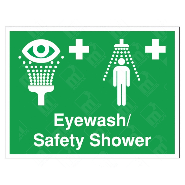 Eye Wash/Safety Shower Sign | UK Health and Safety Sign
