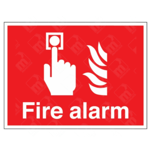 Fire Alarm Sign | UK Health & Safety Sign