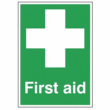 First Aid Medical Emergency Sign