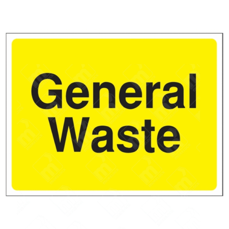 General Waste Sign | UK Health & Safety Sign