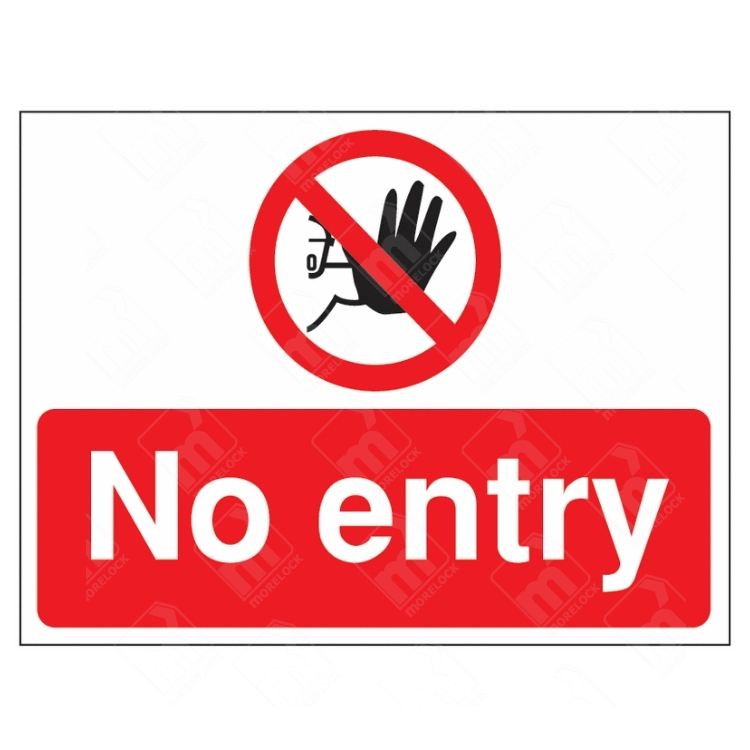 No Entry Sign | UK Health & Safety Sign