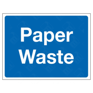 Paper Waste Sign | UK Health & Safety Sign