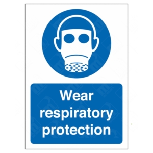 Wear Respiratory Protection Sign – mandatory PPE sign for RPE zones