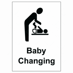 Baby Changing Washroom Sign – UK Health & Safety Sign