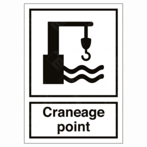 Craneage Point Sign