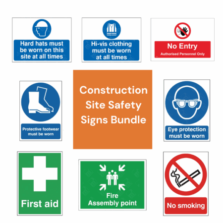 Morelock Construction Site Safety Signs Bundle