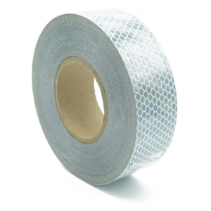 50m White AURA 191T High Intensity Prismatic Reflective Rolls | UK Reflective Rolls