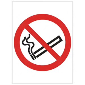 No Smoking Symbol Only Sign – prohibition sign without text