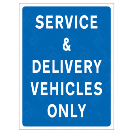 Service & Delivery Vehicles Only Sign | Ireland Health & Safety Sign