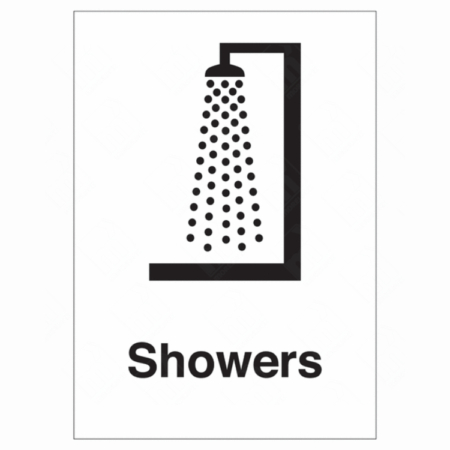 Showers Sign – UK Health & Safety Sign