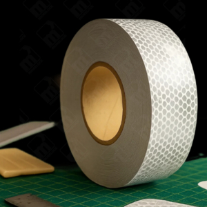 50m White AURA 191T High Intensity Prismatic Reflective Rolls | UK Reflective Rolls