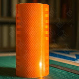 Orange Micro Prismatic RA2 Reflective Tape | UK Reflective Rolls