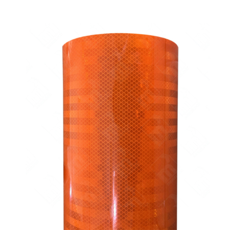 Orange Micro Prismatic RA2 Reflective Tape | UK Reflective Rolls