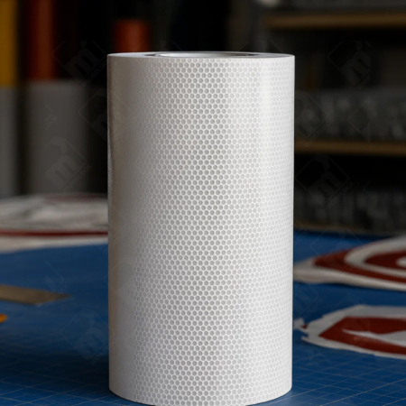 White Micro Prismatic RA2 Reflective Tape | UK Reflective Rolls